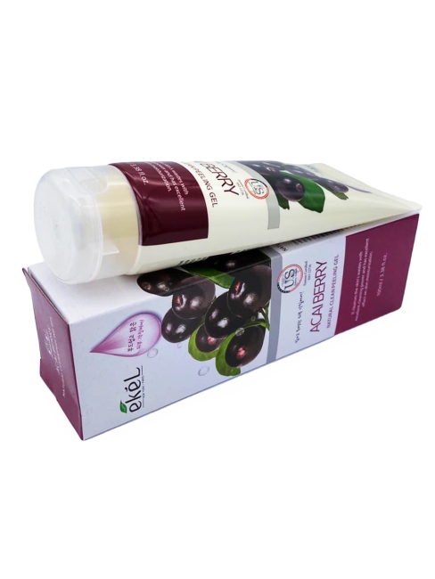Ekel Пилинг-скатка с экстрактом ягод асаи Natural Clean Peeling Gel Acai Berry, 100 мл