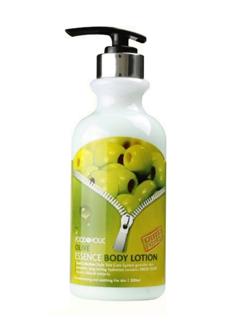 FoodaHolic Лосьон для тела с экстрактом оливы Essense Body Lotion Olive, 500 мл
