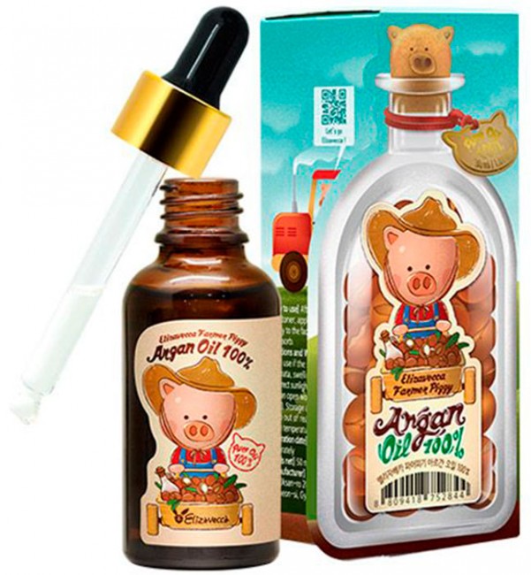 Elizavecca Farmer Piggy Argan Oil 100% Сыворотка для лица с аргановым маслом, 30 мл Elizavecca Farmer Piggy Argan Oil 100% Сыворотка для лица с аргановым маслом, 30 мл