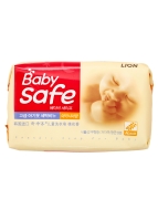 LION Мыло хозяйственное для стирки детских вещей с ароматом акации Baby Safe, 190 г