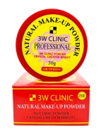 3W Clinic Пудра рассыпчатая Natural Make-up Powder Professional тон 23 Natural Beige, 30 г