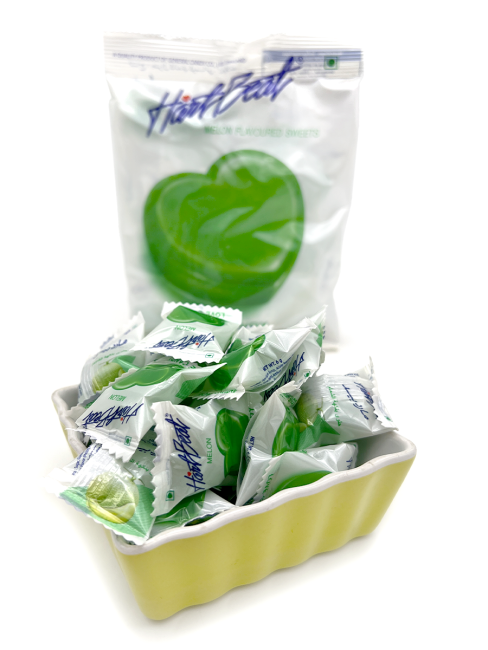 Hartbeat Конфеты карамель леденцовая со вкусом дыни Jumbo Love Candy Melon Flavour (26 шт), 150 г Hartbeat Конфеты карамель леденцовая со вкусом дыни Jumbo Love Candy Melon Flavour (26 шт), 150 г