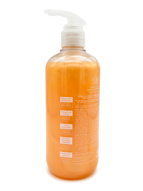 L'odeurlette Парфюмированный шампунь для волос c ароматом шафрана, имбиря и ванили Colorfit Burnt Vanilla Hair Shampoo, 500 мл