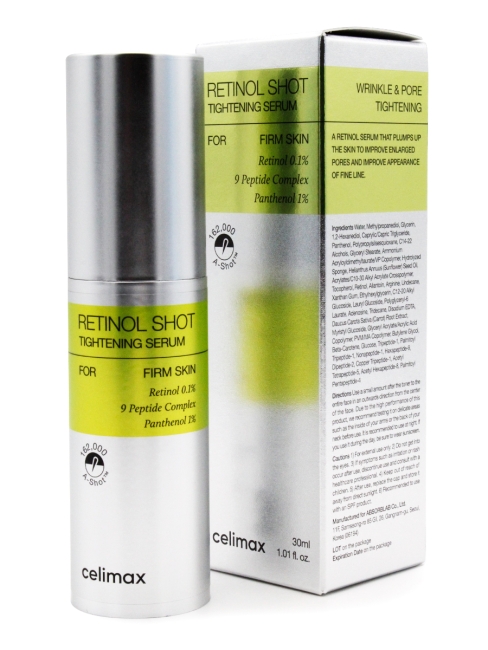 Celimax Подтягивающая сыворотка с ретинолом и микроиглами The Vita-A Retinol Shot Tightening Serum, 30 мл