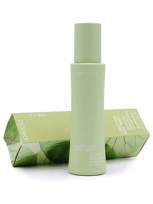 AMIJOLI Очищающий тонер с кислотами, глиной и экстрактом лотоса Clarifying Аcid Toner JeJu Сlay & Lotus, 150 мл