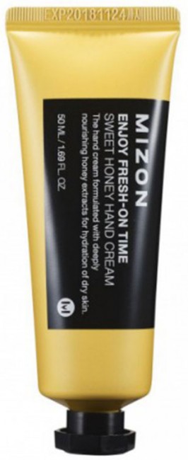 MIZON Enjoy Fresn-On Time Sweet Honey Hand Cream Крем с медом для глубокого питания сухой кожи рук, 50 мл