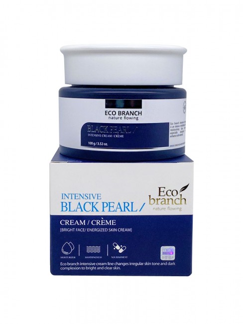 Eco Branch Интенсивный увлажняющий крем с экстрактом черного жемчуга Intensive Black Pearl Cream, 100 мл Eco Branch Интенсивный увлажняющий крем с экстрактом черного жемчуга Intensive Black Pearl Cream, 100 мл
