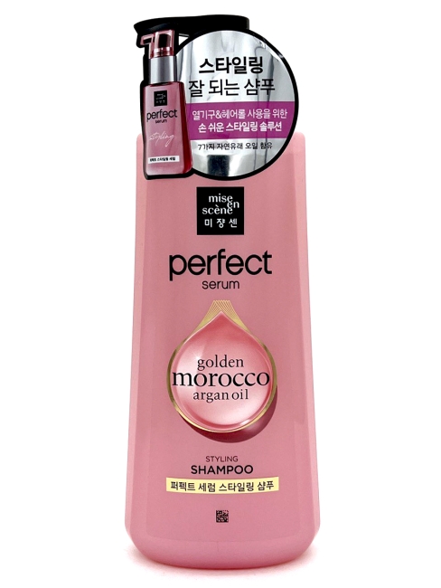 Mise en Scene Шампунь для поврежденных волос Perfect Serum Goldem Marocco Argan Oil Styling Shampoo, 680 мл Mise en Scene Шампунь для поврежденных волос Perfect Serum Goldem Marocco Argan Oil Styling Shampoo, 680 мл