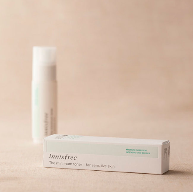 Innisfree The Minimum Toner Гипоаллергенный увлажняющий тонер для чувствительной кожи, 45 мл Innisfree The Minimum Toner Гипоаллергенный увлажняющий тонер для чувствительной кожи, 45 мл