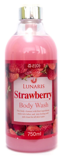 Lunaris Body Wash Strawberry Гель для душа с клубникой, 750 мл Lunaris Body Wash Strawberry Гель для душа с клубникой, 750 мл