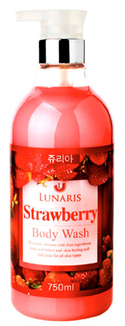Lunaris Body Wash Strawberry Гель для душа с клубникой, 750 мл Lunaris Body Wash Strawberry Гель для душа с клубникой, 750 мл
