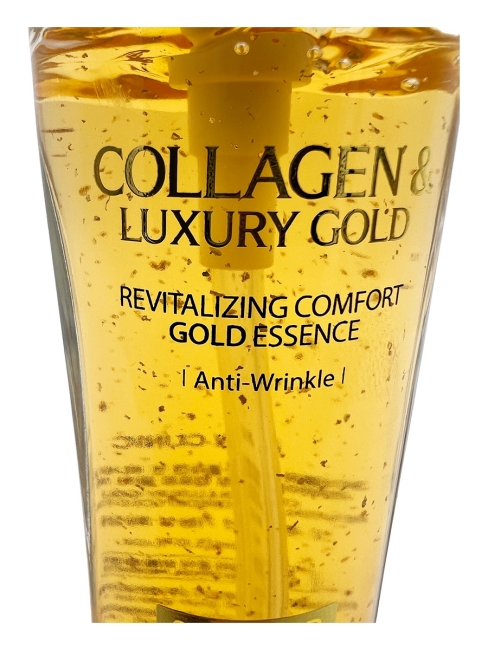 3W Clinic Эссенция для лица с Золотом и коллагеном Collagen & Luxury Gold Revitalizing Comfort Gold Essence, 150 мл