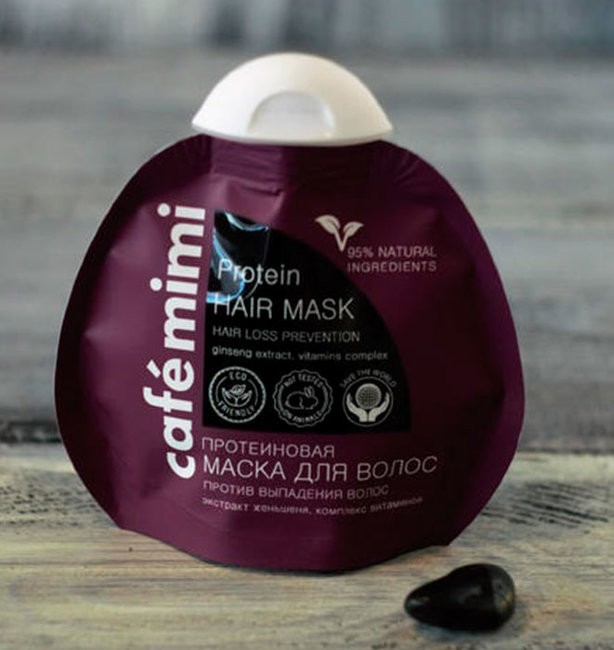 Кафе красоты Le Cafe Mimi Маска Протеиновая против выпадения волос, 100 мл Кафе красоты Le Cafe Mimi Маска Протеиновая против выпадения волос, 100 мл