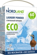 Nordland Стиральный порошок ECO без фосфатов и без запаха 4,5 кг., 60 стирок Nordland Стиральный порошок ECO без фосфатов и без запаха 4,5 кг., 60 стирок