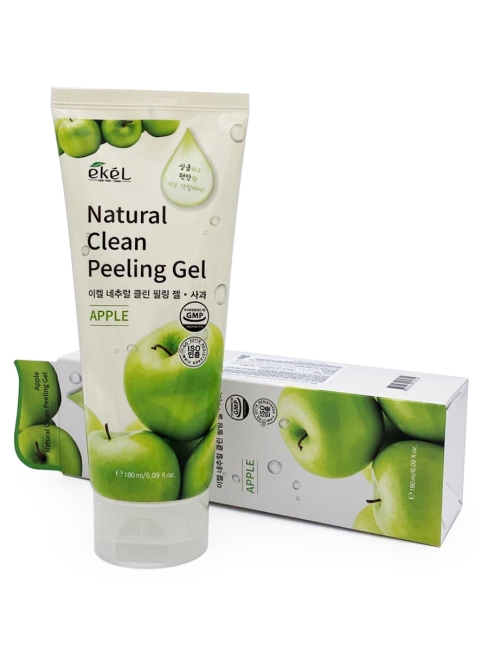 Ekel Пилинг-скатка с экстрактом зеленого яблока Natural Clean Peeling Gel Apple, 180 мл Ekel Пилинг-скатка с экстрактом зеленого яблока Natural Clean Peeling Gel Apple, 180 мл