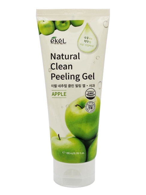 Ekel Пилинг-скатка с экстрактом зеленого яблока Natural Clean Peeling Gel Apple, 180 мл Ekel Пилинг-скатка с экстрактом зеленого яблока Natural Clean Peeling Gel Apple, 180 мл