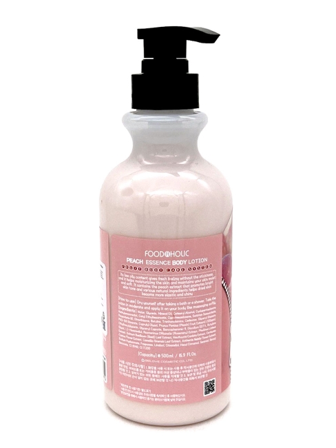 FoodaHolic Лосьон для тела с экстрактом персика Essense Body Lotion Peach, 500 мл