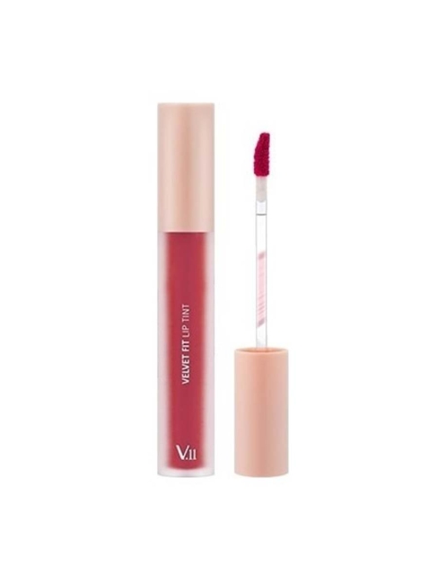 Village 11 Factory Жидкий тинт для губ с увлажняющим действием рубиново-розовый Velvet Fit Lip Tint Ruby Pink, 4,7 г