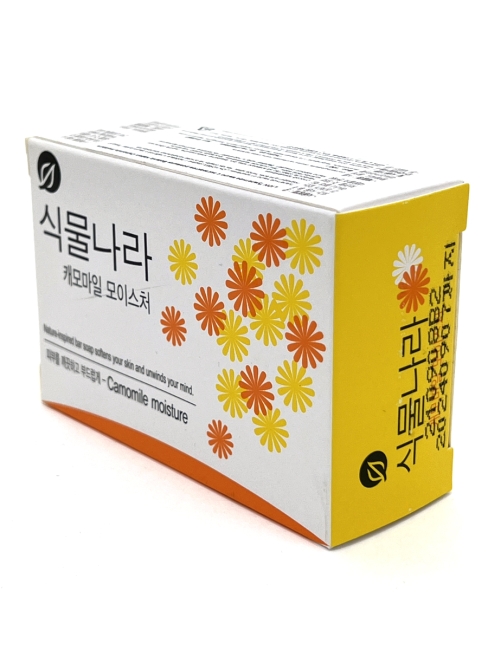 LION Туалетное мыло увлажняющее с экстрактом ромашки Botanic Nation Camomile Moisture, 100 г