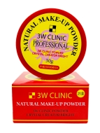 3W Clinic Пудра рассыпчатая Natural Make-up Powder Professional тон 21 Light Beige, 30 г