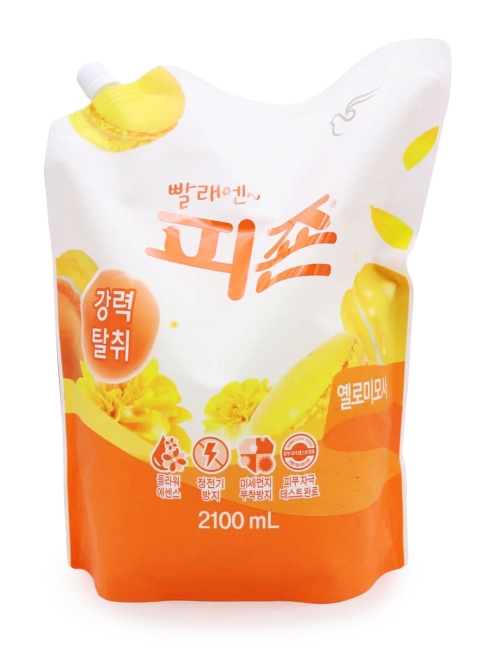 Pigeon Концентрированный кондиционер для белья с ароматом желтой мимозы Yellow Mimosa Softener, 2100 мл