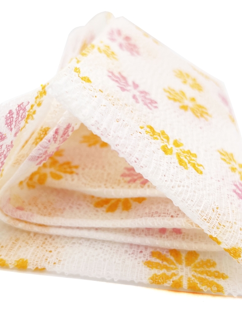 ShinYoung Массажная мочалка полотенце для глубокого очищения кожи и профилактики целлюлита "Цветочек" Skin Care Massage Towel Orange, 30x100 см ShinYoung Массажная мочалка полотенце для глубокого очищения кожи и профилактики целлюлита "Цветочек" Skin Care Massage Towel Orange, 30x100 см