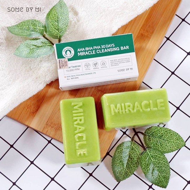Some By Mi Очищающее мыло с кислотами для проблемной кожи AHA·BHA·PHA 30 DAYS MIRACLE CLEANSING BAR, 106 г Some By Mi Очищающее мыло с кислотами для проблемной кожи AHA·BHA·PHA 30 DAYS MIRACLE CLEANSING BAR, 106 г