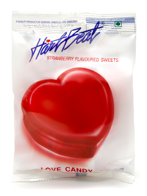 Hartbeat Конфеты карамель леденцовая со вкусом клубники Jumbo Love Candy Strawberry Flavour (26 шт), 150 г Hartbeat Конфеты карамель леденцовая со вкусом клубники Jumbo Love Candy Strawberry Flavour (26 шт), 150 г