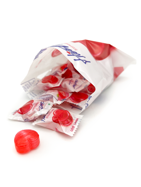 Hartbeat Конфеты карамель леденцовая со вкусом клубники Jumbo Love Candy Strawberry Flavour (26 шт), 150 г Hartbeat Конфеты карамель леденцовая со вкусом клубники Jumbo Love Candy Strawberry Flavour (26 шт), 150 г