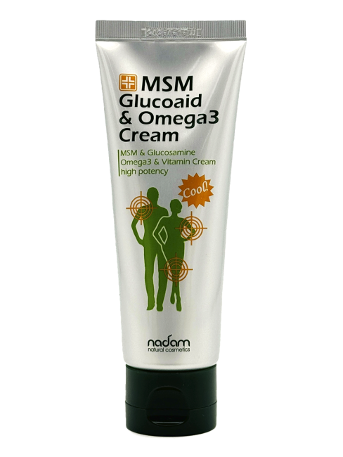 Nadam Крем массажный охлаждающий для тела с Глюкозамином и Омега-3 Cream Glucoaid & Omega3 Cool, 120 мл Nadam Крем массажный охлаждающий для тела с Глюкозамином и Омега-3 Cream Glucoaid & Omega3 Cool, 120 мл