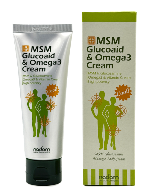 Nadam Крем массажный охлаждающий для тела с Глюкозамином и Омега-3 Cream Glucoaid & Omega3 Cool, 120 мл Nadam Крем массажный охлаждающий для тела с Глюкозамином и Омега-3 Cream Glucoaid & Omega3 Cool, 120 мл