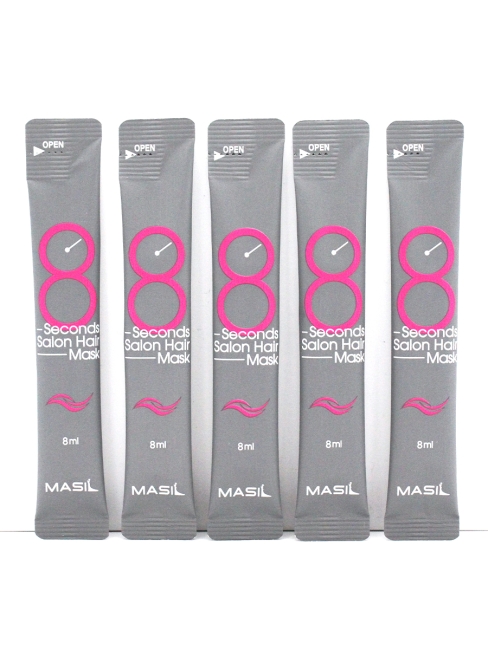 MASIL Набор масок для волос 8Seconds Salon Hair Mask Stick Pouch 5 шт*8 мл MASIL Набор масок для волос 8Seconds Salon Hair Mask Stick Pouch 5 шт*8 мл