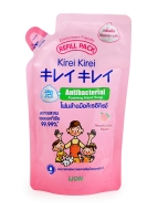 LION Жидкое пенное антибактериальное мыло Персик Kirei Kirei Family Foaming Hand Soap Moisturizing Peach, 200 мл