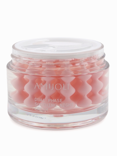 AMIJOLI Капсульный ночной крем для лица с магнолией и церамидами Dual Phase Soothing Night Сream Calming Magnolia, 50 мл