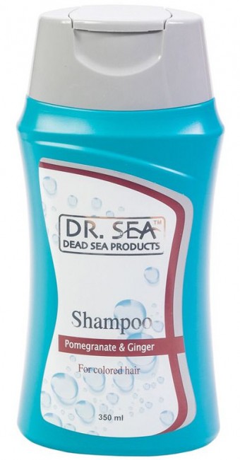Dr. Sea Shampoo Pomegranate and Ginger Шампунь для окрашенных волос с гранатом и имбирем, 350 мл Dr. Sea Shampoo Pomegranate and Ginger Шампунь для окрашенных волос с гранатом и имбирем, 350 мл