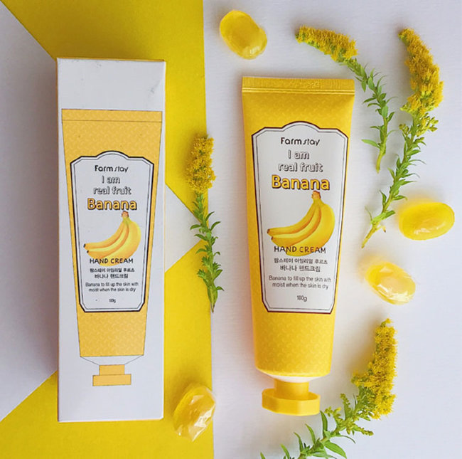 FarmStay I Am Real Fruit Banana Hand Cream Крем для рук с экстрактом банана, 90 мл FarmStay I Am Real Fruit Banana Hand Cream Крем для рук с экстрактом банана, 90 мл