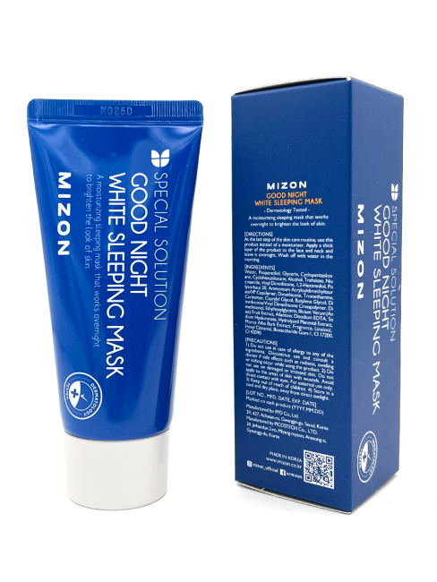 MIZON Эффективная ночная маска для лица с осветляющим эффектом Good Night White Sleeping Mask, 50 мл MIZON Эффективная ночная маска для лица с осветляющим эффектом Good Night White Sleeping Mask, 50 мл