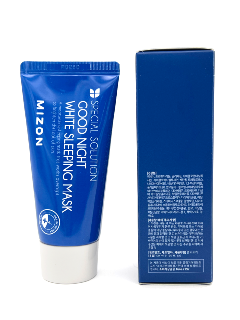 MIZON Эффективная ночная маска для лица с осветляющим эффектом Good Night White Sleeping Mask, 50 мл MIZON Эффективная ночная маска для лица с осветляющим эффектом Good Night White Sleeping Mask, 50 мл