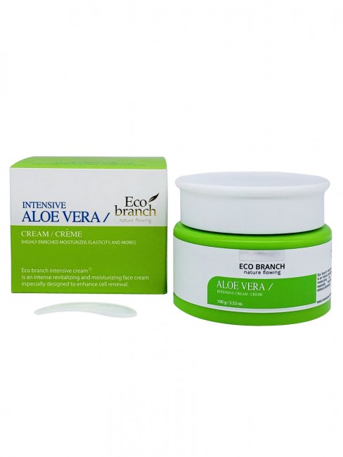 Eco Branch Интенсивный увлажняющий крем с экстрактом алое вера Intensive Aloe Vera Cream, 100 мл