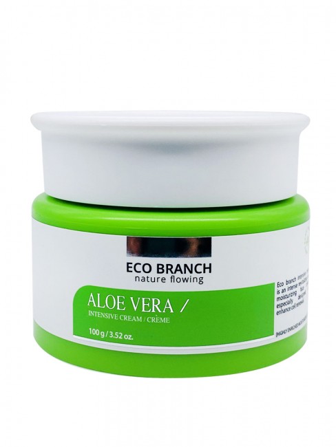 Eco Branch Интенсивный увлажняющий крем с экстрактом алое вера Intensive Aloe Vera Cream, 100 мл