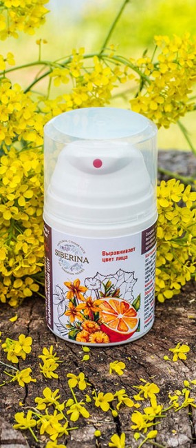 Siberina Крем для лица выравнивающий цвет, 50 мл