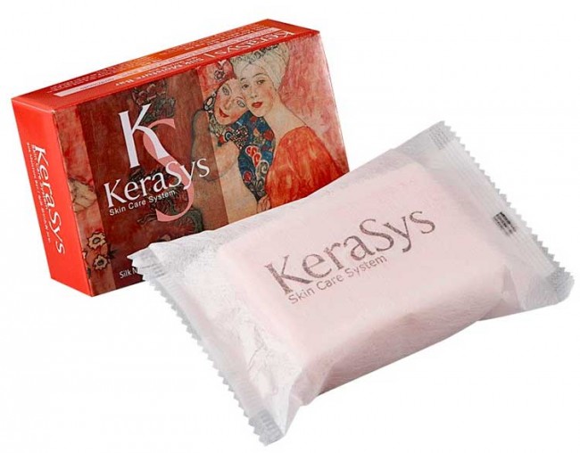 KeraSys Skin Care System Silk Moisture Bar Мыло косметическое Силк Моистур, 100 г