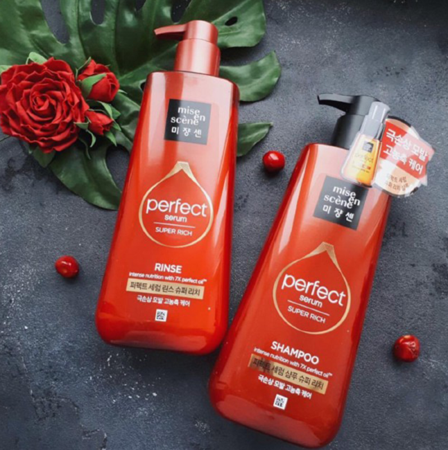 Mise en Scene Шампунь для поврежденных волос с обогащенным составом Perfect Serum Shampoo Super Rich, 680 мл Mise en Scene Шампунь для поврежденных волос с обогащенным составом Perfect Serum Shampoo Super Rich, 680 мл