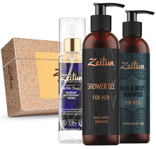 Zeitun Подарочный набор "Для него" мужской 3 предмета