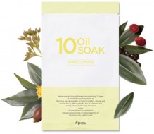 A'PIEU 10 Oil Soak Ampoule Mask Интенсивная маска с масляным комплексом, 22 г A'PIEU 10 Oil Soak Ampoule Mask Интенсивная маска с масляным комплексом, 22 г