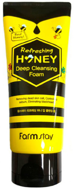FarmStay Refreshing Honey Deep Cleansing Foam Пенка глубокого очищения с экстрактом меда, 180 мл FarmStay Refreshing Honey Deep Cleansing Foam Пенка глубокого очищения с экстрактом меда, 180 мл