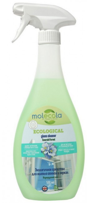 Molecola Emeral Forest Экологичное средство для мытья стекол и зеркал Изумрудный лес, 500 мл Molecola Emeral Forest Экологичное средство для мытья стекол и зеркал Изумрудный лес, 500 мл