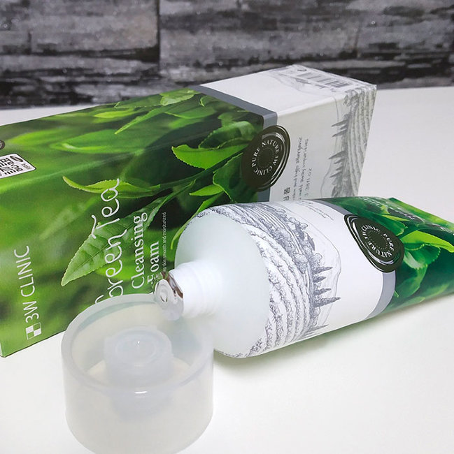 3W Clinic Пенка для умывания Зеленый чай Green Tea Cleansing Foam, 100 мл 3W Clinic Пенка для умывания Зеленый чай Green Tea Cleansing Foam, 100 мл