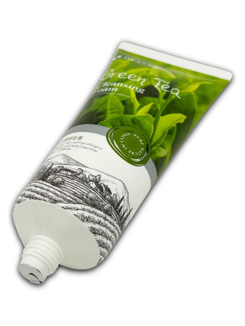 3W Clinic Пенка для умывания Зеленый чай Green Tea Cleansing Foam, 100 мл 3W Clinic Пенка для умывания Зеленый чай Green Tea Cleansing Foam, 100 мл