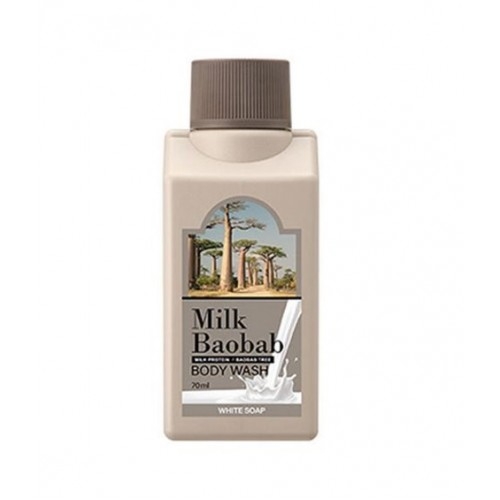 Milk Baobab Гель для душа Body Wash White Soap Travel Edition, 70 мл
